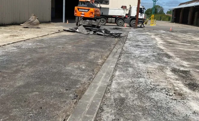 Travaux de terrassement pour construction, Dunkerque, TP4F